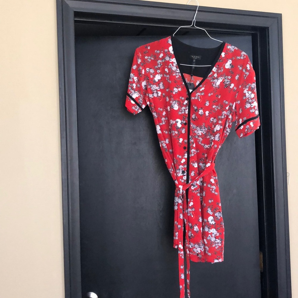 BNWT Rag & Bone silk Zac dress